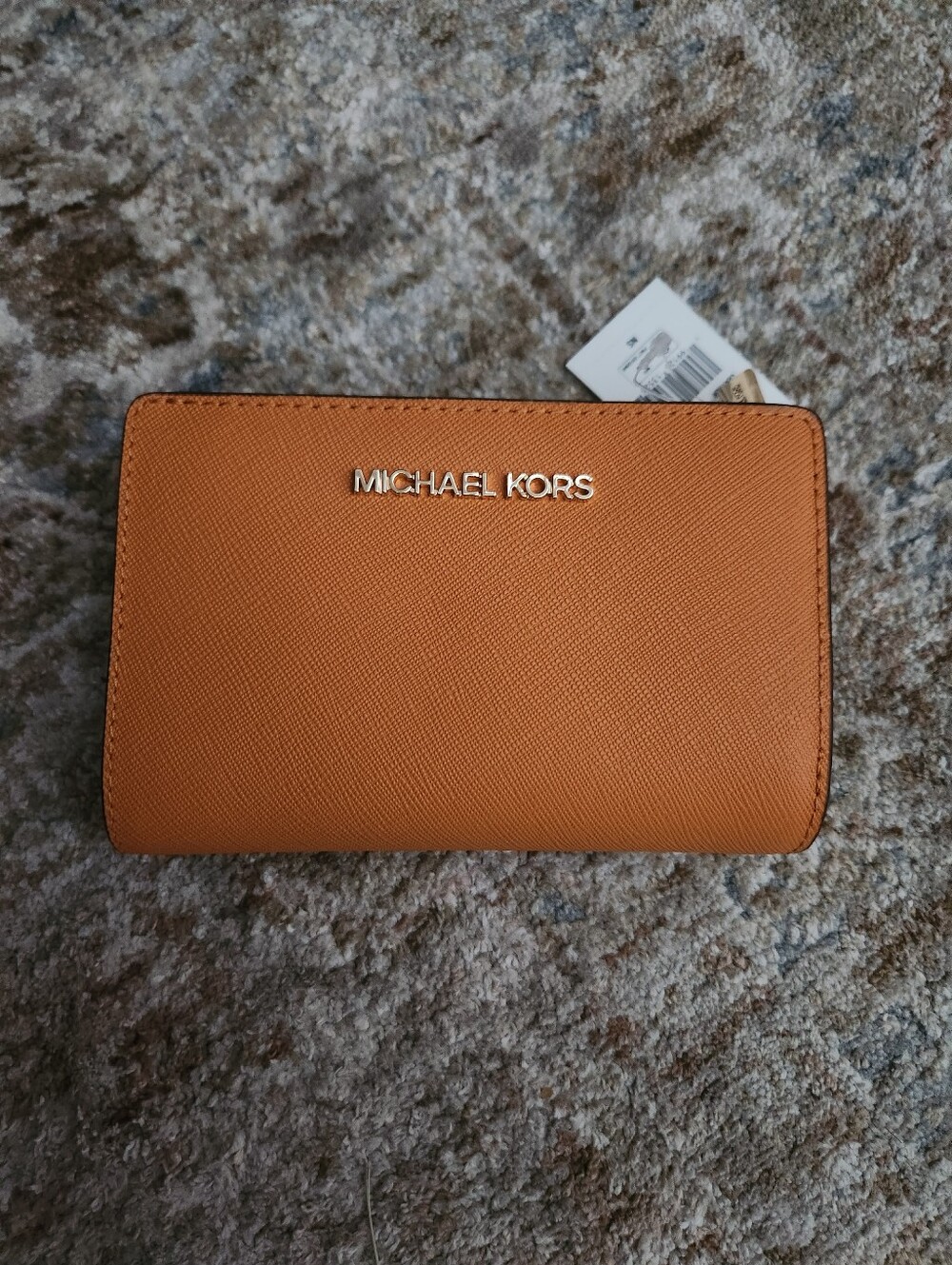 Michael Kors Orange Bifold Wallet